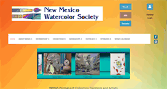 Desktop Screenshot of nmwatercolorsociety.org